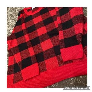 Old Navy plaid sweater 2X